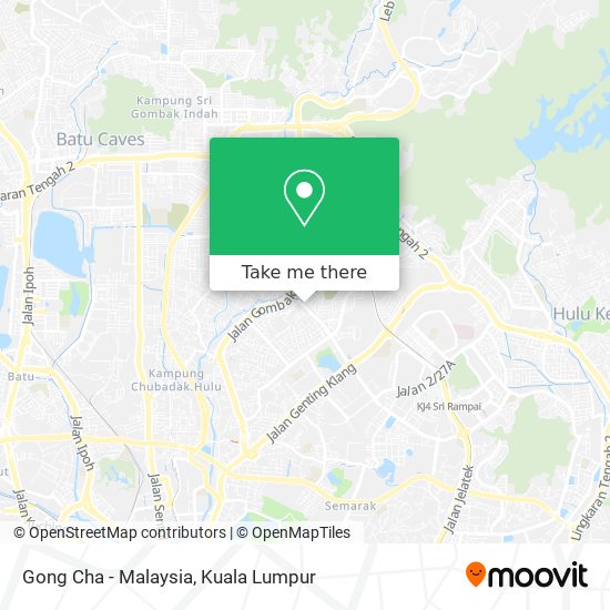 Gong Cha - Malaysia map