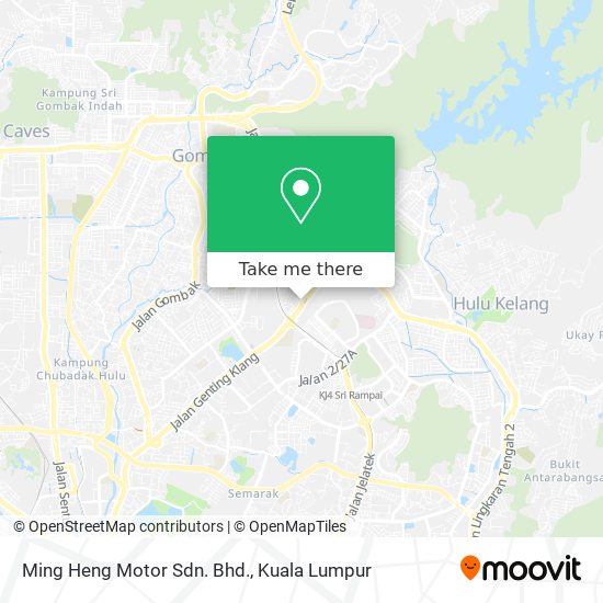 Peta Ming Heng Motor Sdn. Bhd.