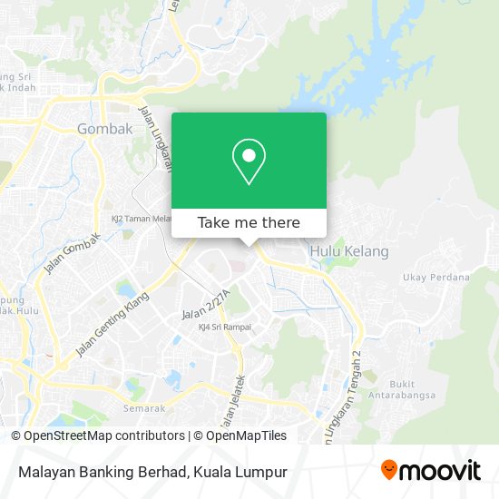 Malayan Banking Berhad map