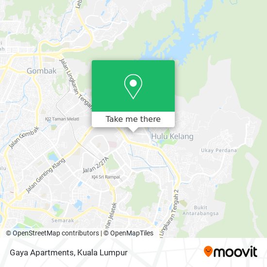 Gaya Apartments map