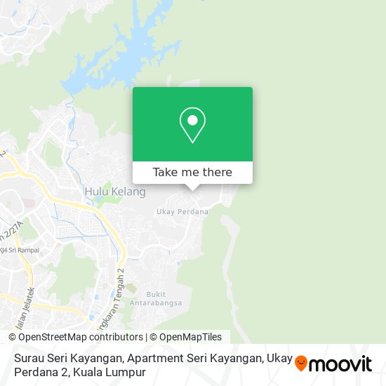 Surau Seri Kayangan, Apartment Seri Kayangan, Ukay Perdana 2 map