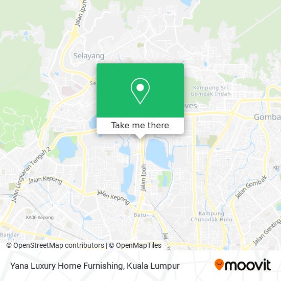 Yana Luxury Home Furnishing map