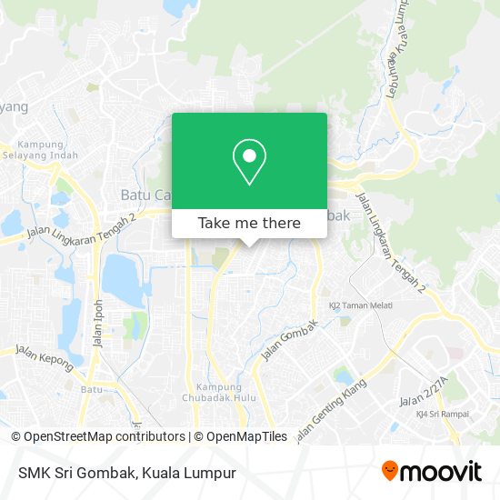 SMK Sri Gombak map