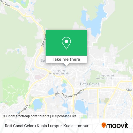 Peta Roti Canai Celaru Kuala Lumpur