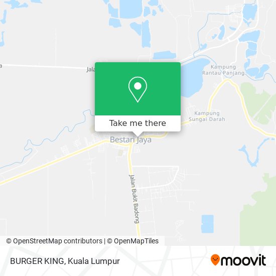 BURGER KING map