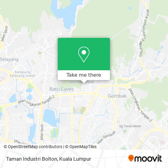 Taman Industri Bolton map