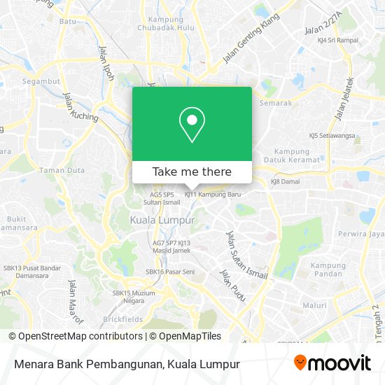 Menara Bank Pembangunan map