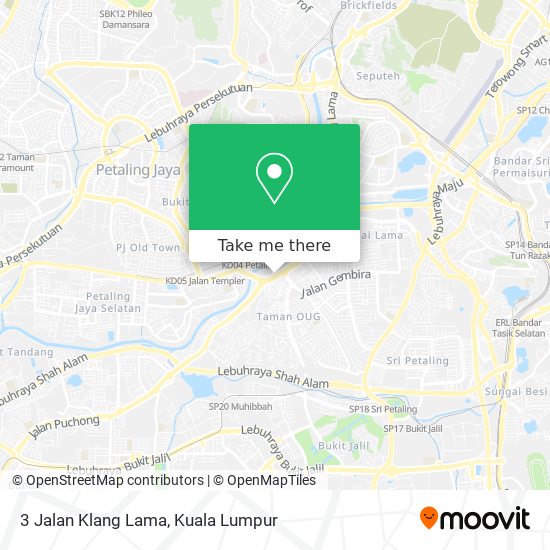 Peta 3 Jalan Klang Lama