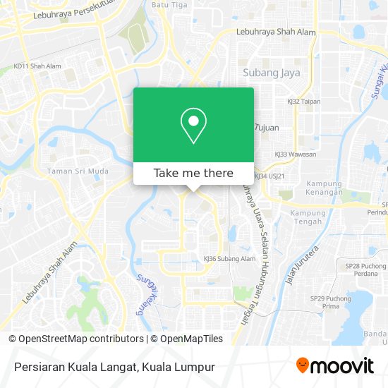 Persiaran Kuala Langat map