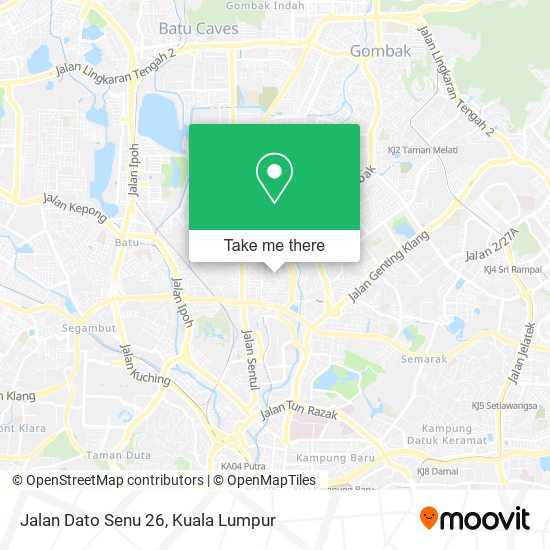 Jalan Dato Senu 26 map
