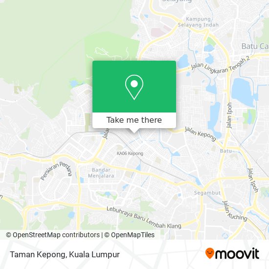 Peta Taman Kepong