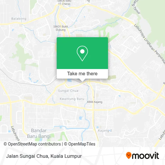Jalan Sungai Chua map