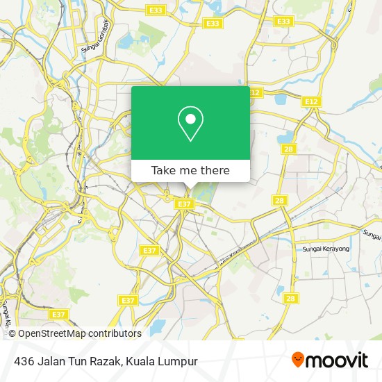 Peta 436 Jalan Tun Razak
