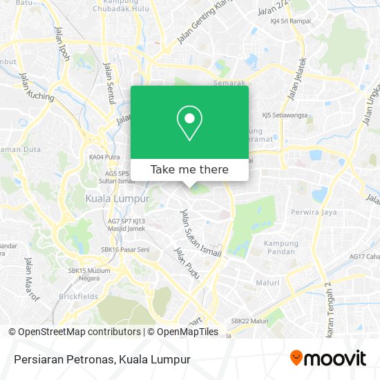 Persiaran Petronas map