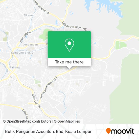 Butik Pengantin Azue Sdn. Bhd map