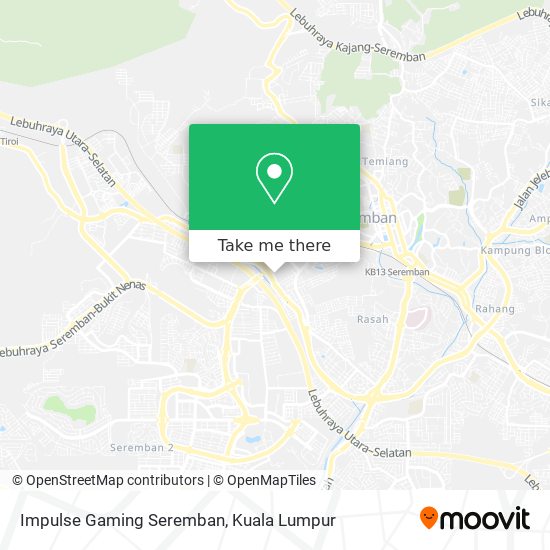 Peta Impulse Gaming Seremban
