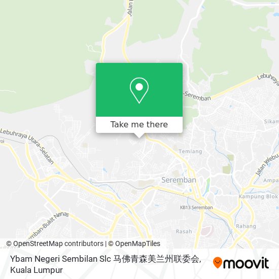 Ybam Negeri Sembilan Slc 马佛青森美兰州联委会 map