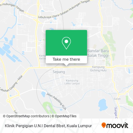 Klinik Pergigian U.N.I Dental Bbst map