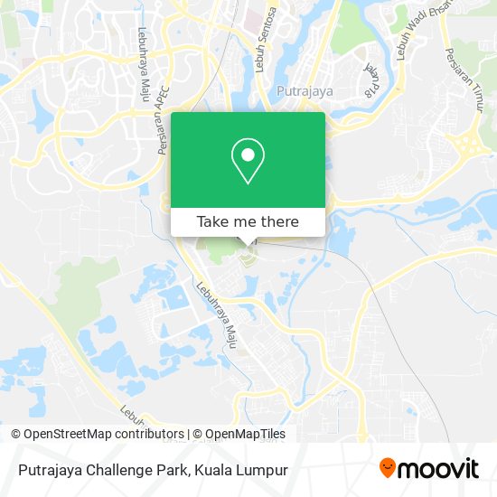 Putrajaya Challenge Park map