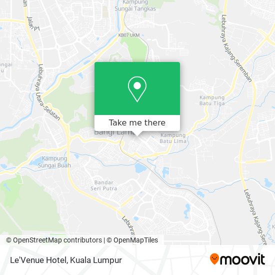 Le'Venue Hotel map