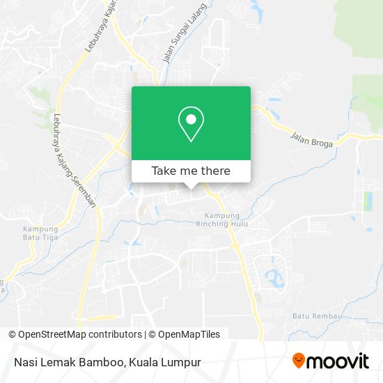 Nasi Lemak Bamboo map