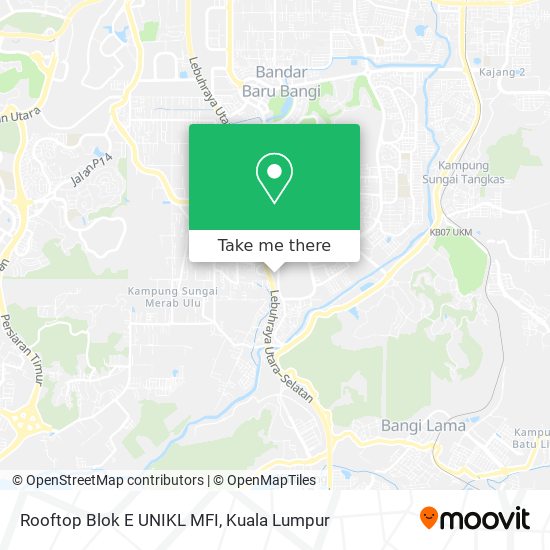 Peta Rooftop Blok E UNIKL MFI