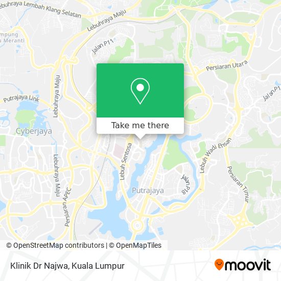 Klinik Dr Najwa map