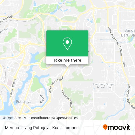 Peta Mercure Living Putrajaya