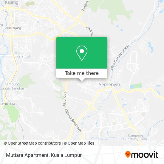 Mutiara Apartment map