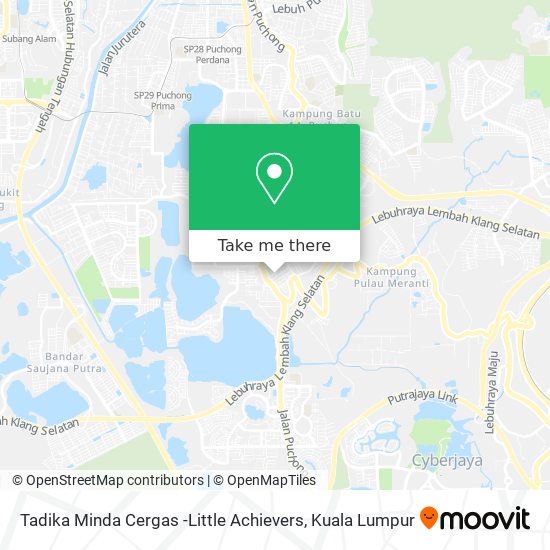 Tadika Minda Cergas -Little Achievers map