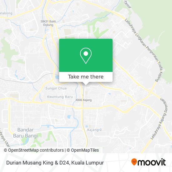 Peta Durian Musang King & D24