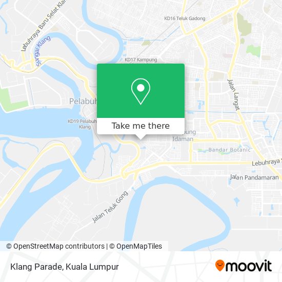 Klang Parade map