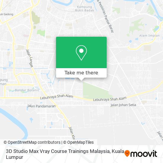 3D Studio Max Vray Course Trainings Malaysia map