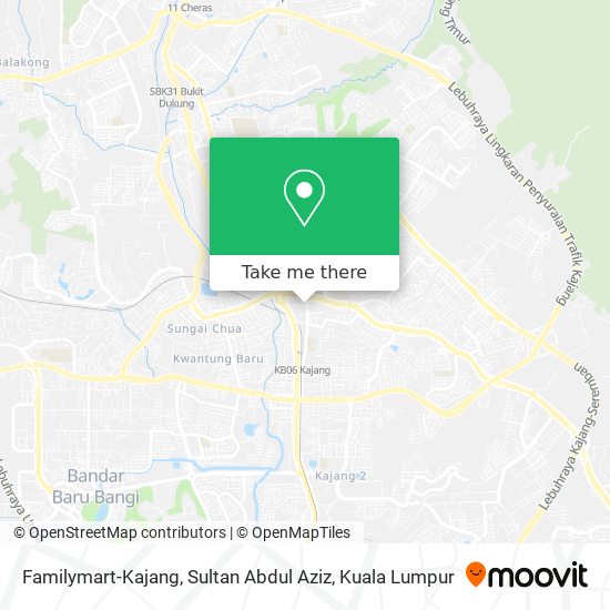 Familymart-Kajang, Sultan Abdul Aziz map