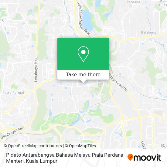 Pidato Antarabangsa Bahasa Melayu Piala Perdana Menteri map