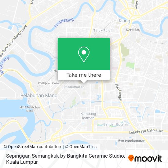 Sepinggan Semangkuk by Bangkita Ceramic Studio map
