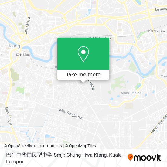 巴生中华国民型中学 Smjk Chung Hwa Klang map