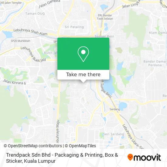 Trendpack Sdn Bhd - Packaging & Printing, Box & Sticker map