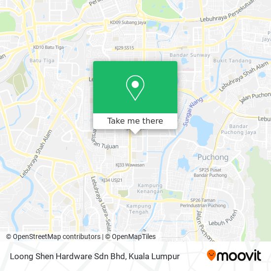 Loong Shen Hardware Sdn Bhd map