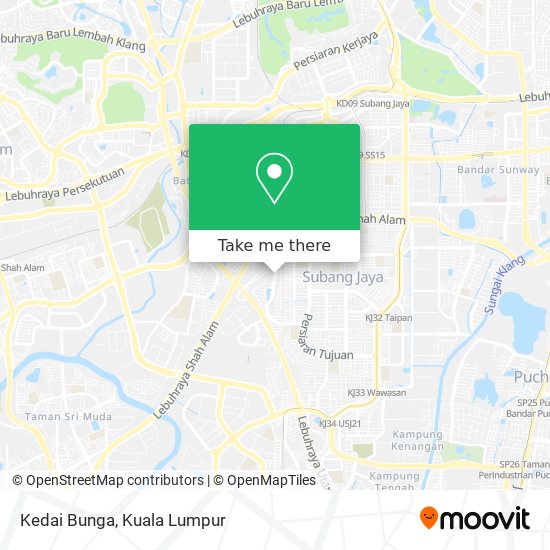 Kedai Bunga map