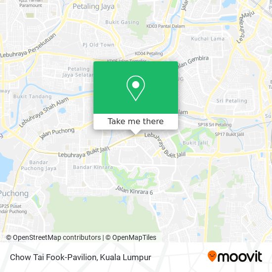 Chow Tai Fook-Pavilion map