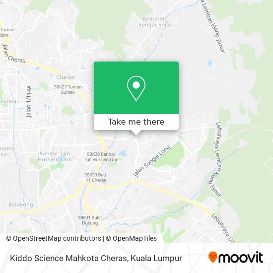 Peta Kiddo Science Mahkota Cheras