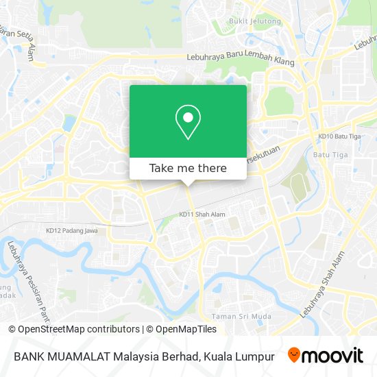 BANK MUAMALAT Malaysia Berhad map