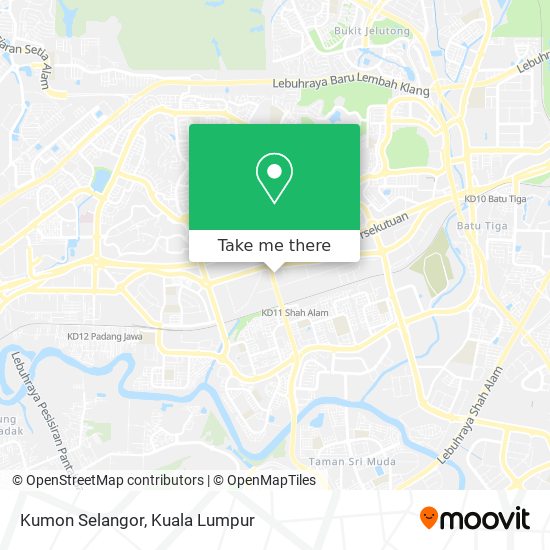 Kumon Selangor map