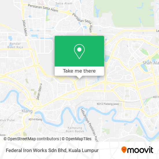 Federal Iron Works Sdn Bhd map