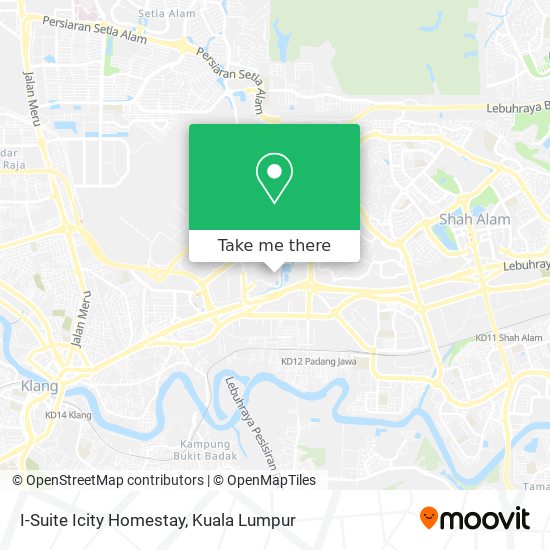 I-Suite Icity Homestay map