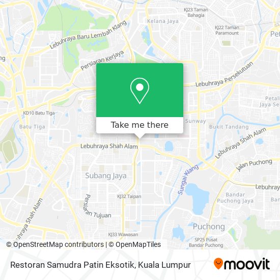Peta Restoran Samudra Patin Eksotik