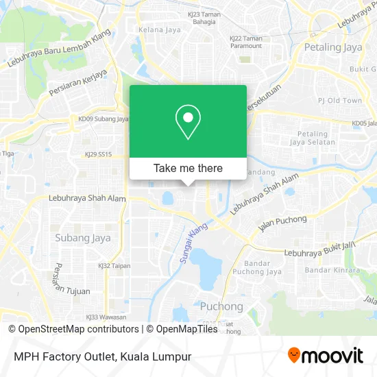 MPH Factory Outlet map