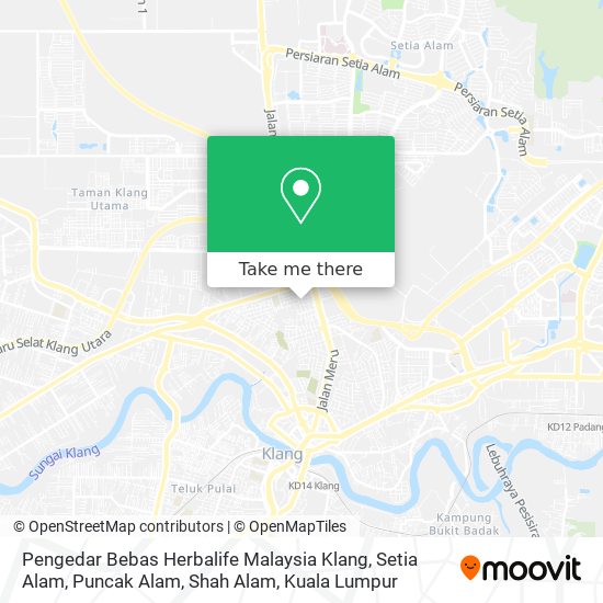 Peta Pengedar Bebas Herbalife Malaysia Klang, Setia Alam, Puncak Alam, Shah Alam