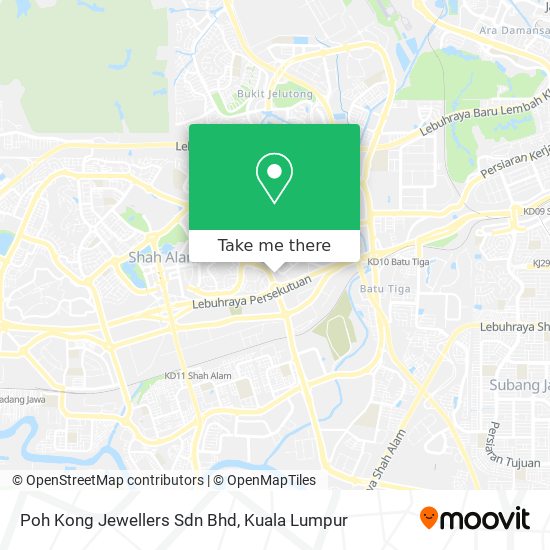 Poh Kong Jewellers Sdn Bhd map